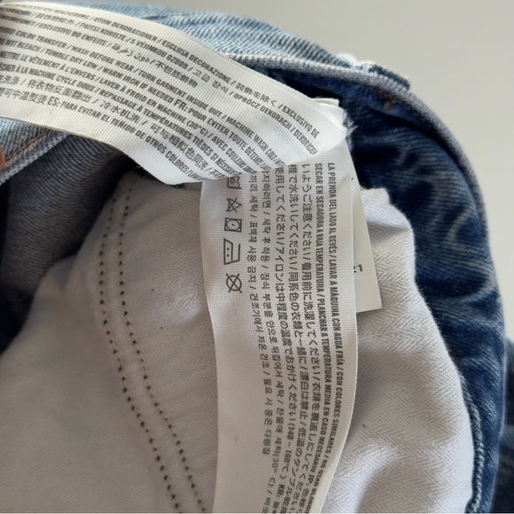 Abercrombie & Fitch The 90’s Straight ultra rise cross over jeans - Picture 9 of 10